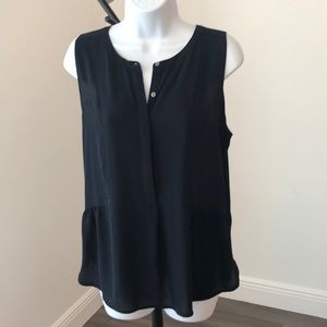 NWOT LOFT navy sleeveless top